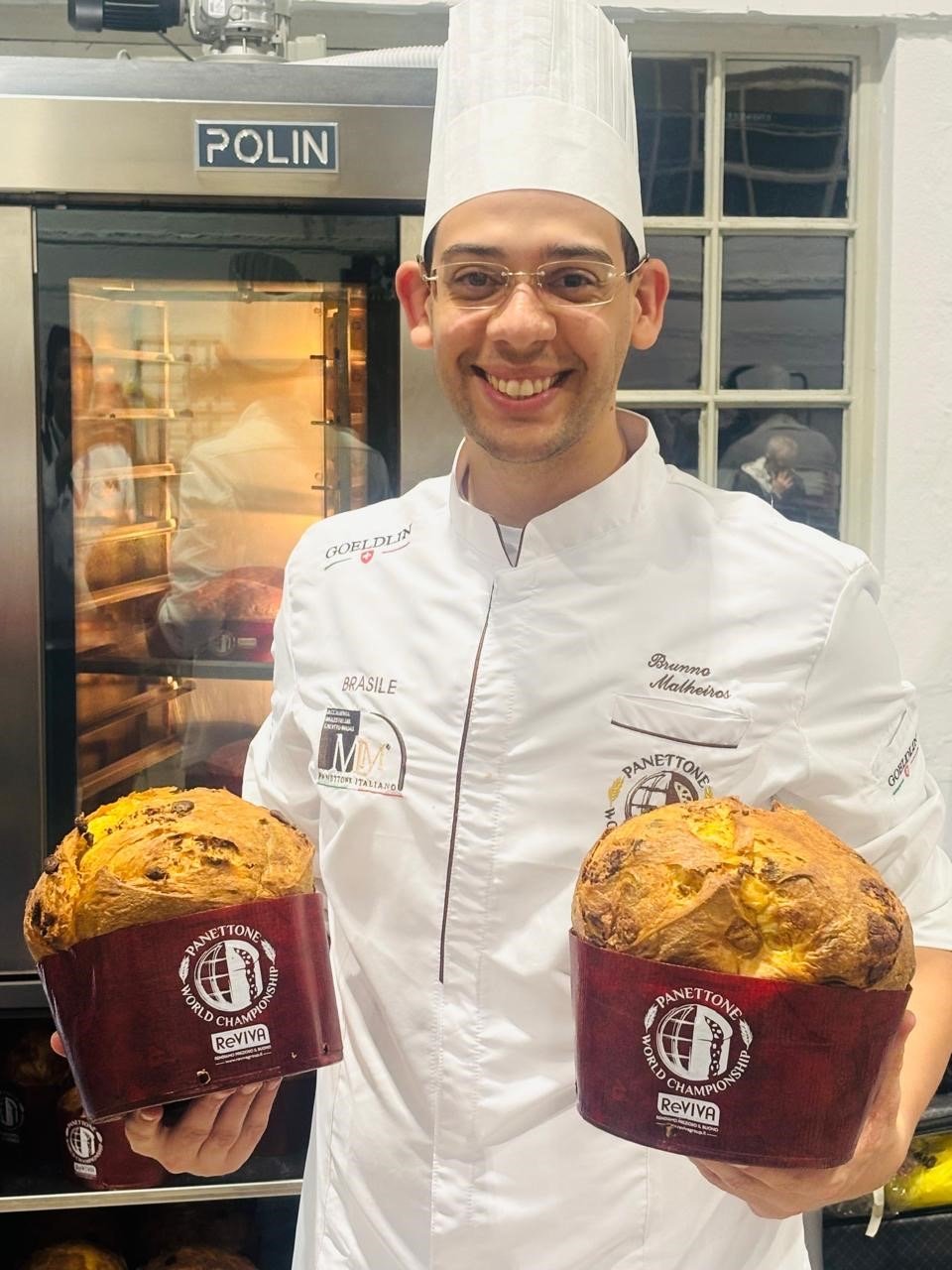Cearense Brunno Malheiros quebra barreiras, mais uma vez, e coloca o Brasil no mapa internacional do panettone
