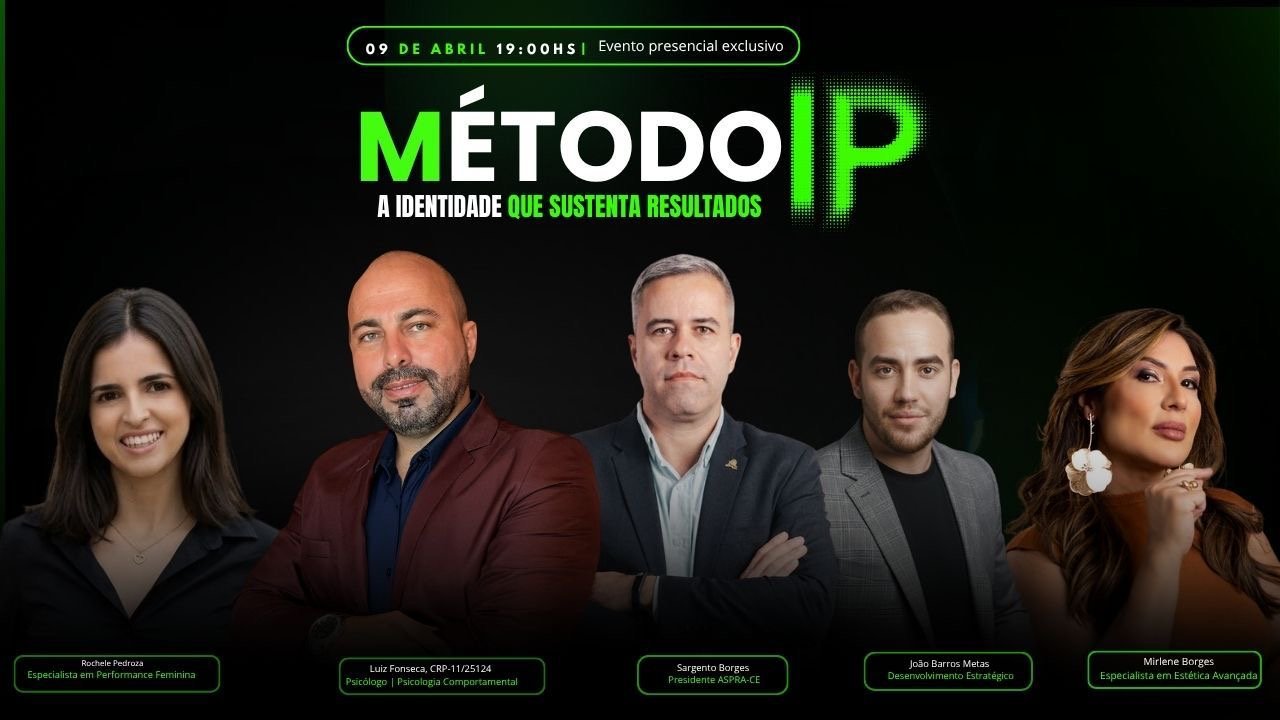 Fortaleza recebe Método IP, evento sobre identidade pessoal com condição especial para leitores