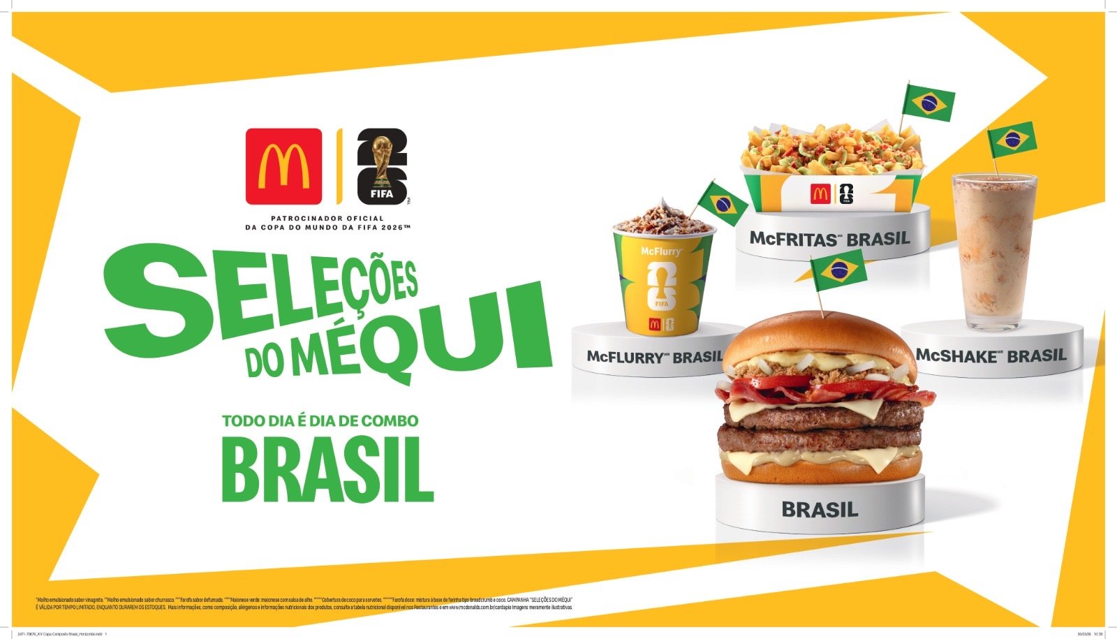 Saiu a convocação mais aguardada para Copa do Mundo FIFA 2026: McDonald’s anuncia Seleções do Méqui