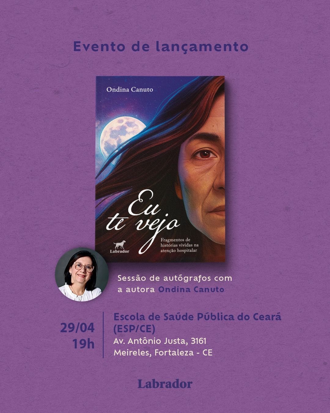 Livro inspirado em histórias do SUS será lançado na ESP-CE, em Fortaleza