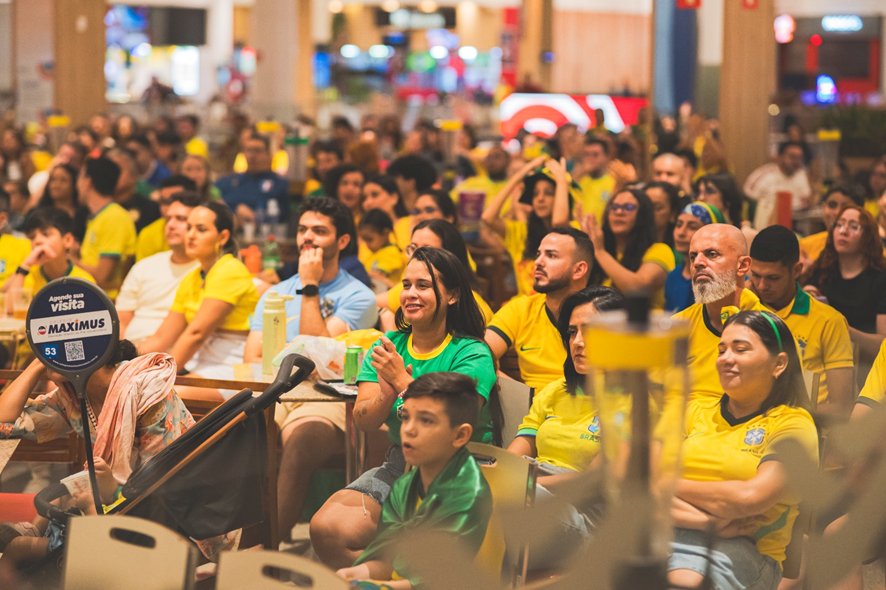 Shoppings RioMar terão transmissão de Brasil x Haiti e show na Praça de Alimentação nesta sexta-feira (19/6)