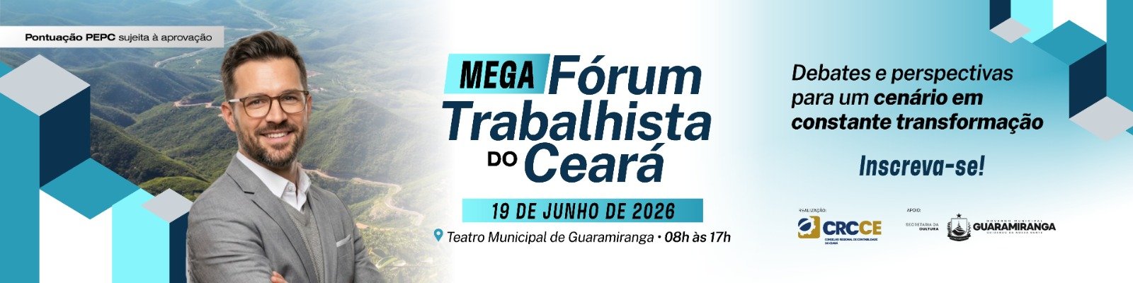Mega Fórum Trabalhista do Ceará reunirá especialistas em Guaramiranga para debater atualizações da área trabalhista e tributária