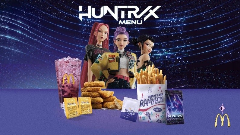 A batalha pelos fãs começa no McDonald’s com a chegada dos menus do filme Guerreiras do K-Pop