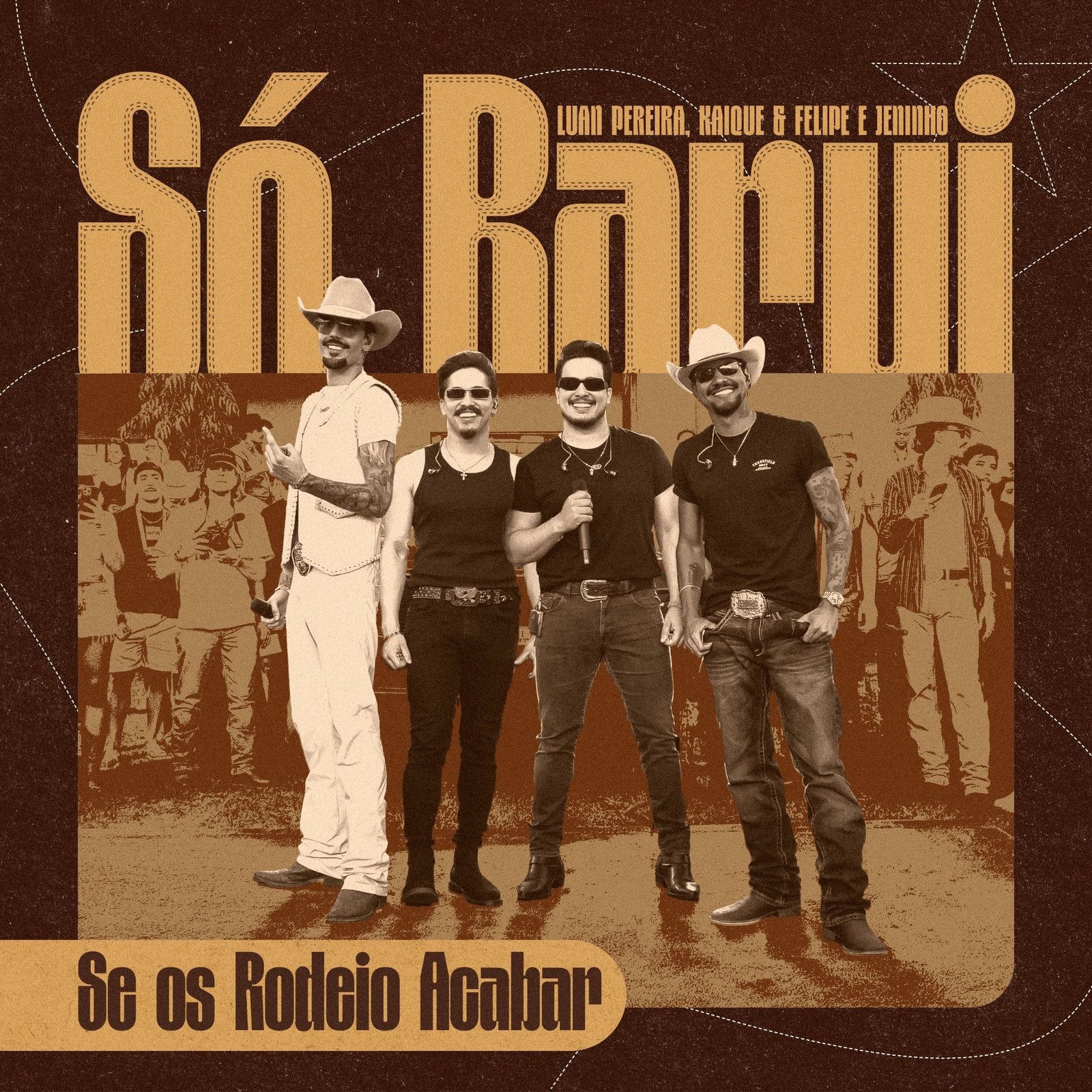 Luan Pereira convida Kaique & Felipe e Jeninho em “Se Os Rodeio Acabar”, primeiro single do projeto “Só Barui”