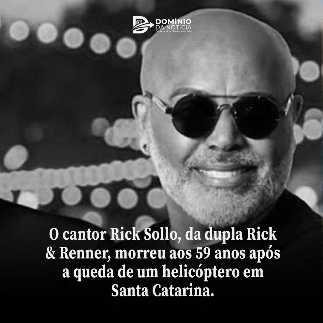 Cantor Rick, da dupla Rick & Renner, morre aos 59 anos após acidente de helicóptero
