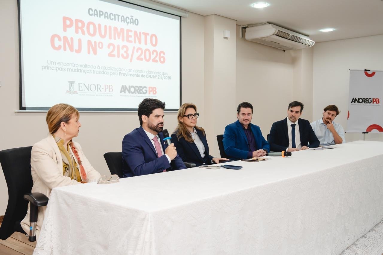 Paraíba inaugura primeira Escola de Notários e Registradores do NE com capacitação sobre Provimento do CNJ
